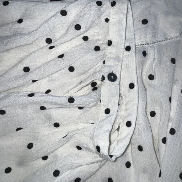 Romans Women’s Blouse Size 32W Polka‎ Dot Embroidery Square Neck - Picture 6 of 8